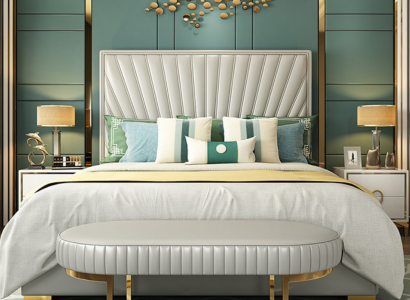 Bed Duvet Design Luxe Dubbele Hotelbedden Slaapkamer 180x200cm